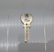 2x Ilco 1020 Key Blanks for Some Huber Locks Nickel Plated 1