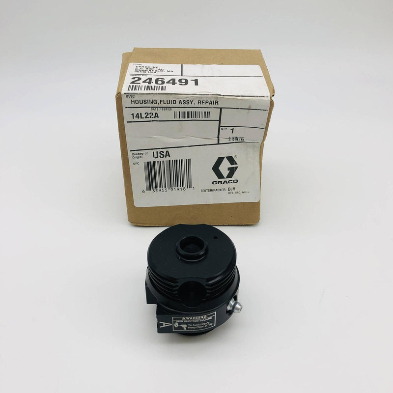 Graco 246491 Housing Fluid Assembly Repair for Fusion Air Purge Spray OEM