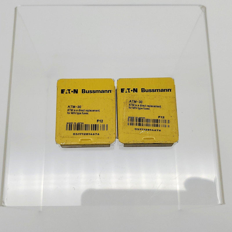 Bussmann ATM-30 15A 32V Fuses Fast Acting Automotive Blade Fuses Pack of 10 1