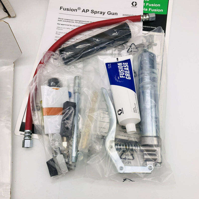 Graco 246100 Fusion Air Purge Spray Gun Round 00 Mix Chamber .029in Orifice Size 10