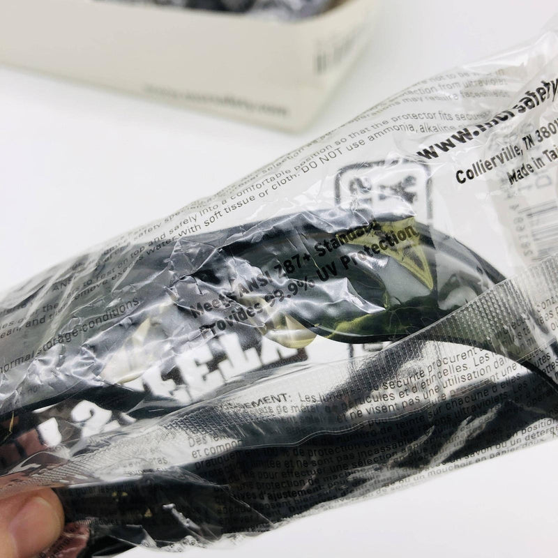 MCR Safety DL1150 Safety Glasses Black Lens Clear Nose Orbital Lightweight 9pk 9