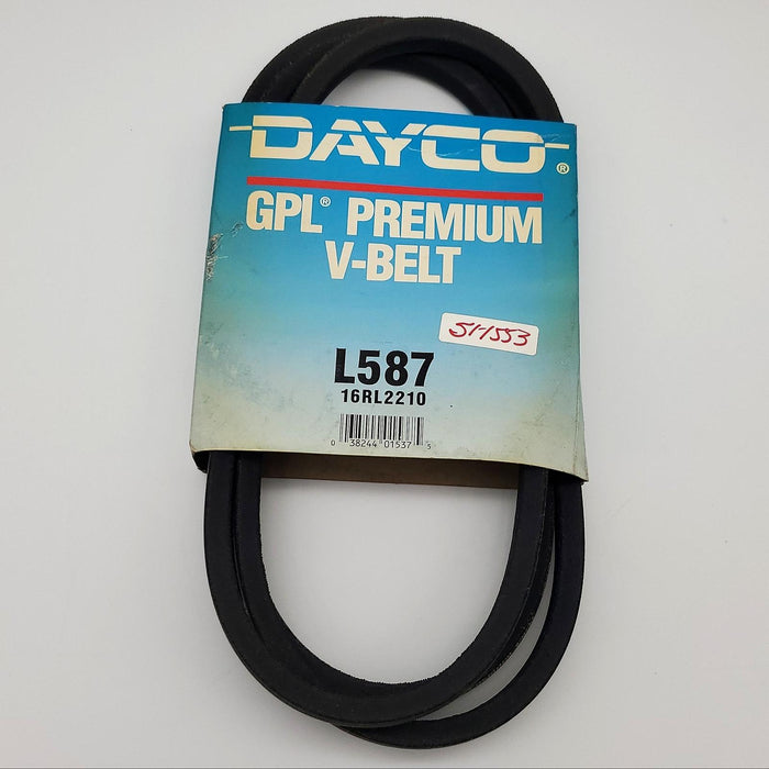 Dayco L587 Belt GPL Premium 0.65" Width 87" Len Premium Utility V-Belt 1