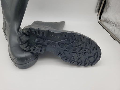 Dunlop Waterproof Work Boots Mens Size 10 14" Tall PVC Lightweight USA Made 2