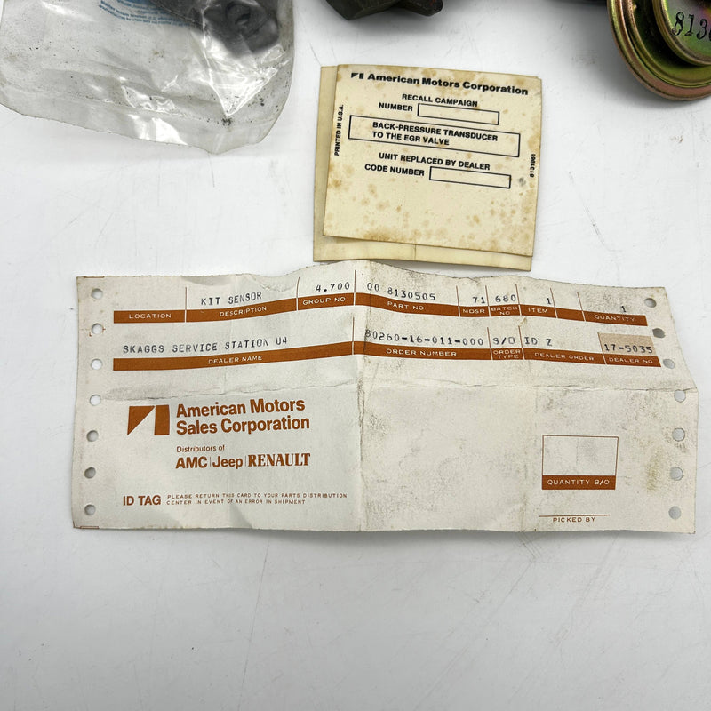 AMC Jeep 8130505 Kit Sensor Gr 4.700 OEM New Old Stock NOS Open 3