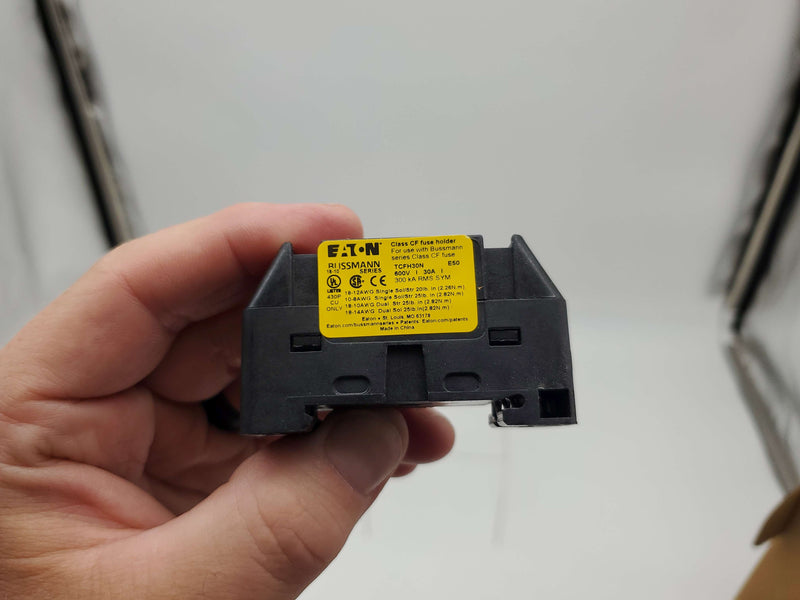 Bussmann TCFH30N Fuseholder 30A 600V for Low-Peak CUBEFuses Panel Mount 2