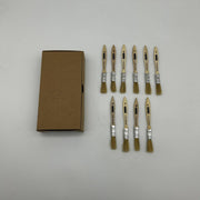 10pk Osborn 70150 Varnish Paint Brush Bristle Wood 1/2 BS X 1/4” Th X 1-3/4” Trm 8