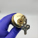 Kwikset Mortise Lock Cylinder No 362 Polished Brass 1-3/8" Length USA Made NOS 1 1