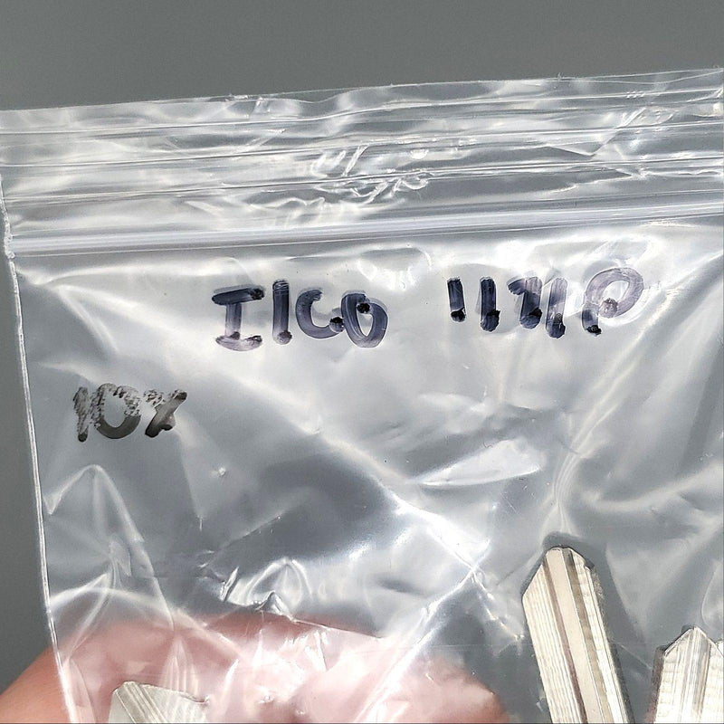 10x Ilco 1171P Key Blanks Olympic OL1 OL1 Keyway Nickel Plated NOS 3