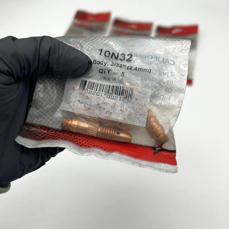 WeldCraft 10N32 Collet Body for 3/32" 2.4mm Copper for Tig Welding Lot of 20