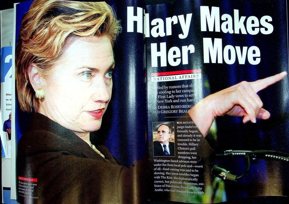 Newsweek Magazine December 6 1999 Hillary Clinton Carpetbagger NY Mars Mission 4