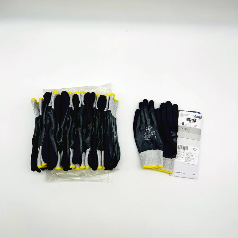 Ansell Edge 48929 Cut and Oil Resistant Gloves Medium 8 High Dexterity 12 Pairs 8