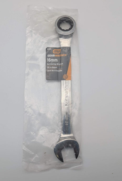 GearWrench 16mm Combination Ratcheting Wrench 72 Tooth 12 Point 9116D 1
