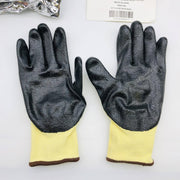 PIP 09-K1450 Work Gloves Size Large Cut Resistant A2 Black Nitrile Palm 12 Pairs 6