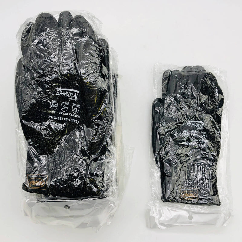 Global Glove PUG-555TS Cut Resistant Glove 10/XL Samurai Pu W/ Taeki5 12 Pairs 1