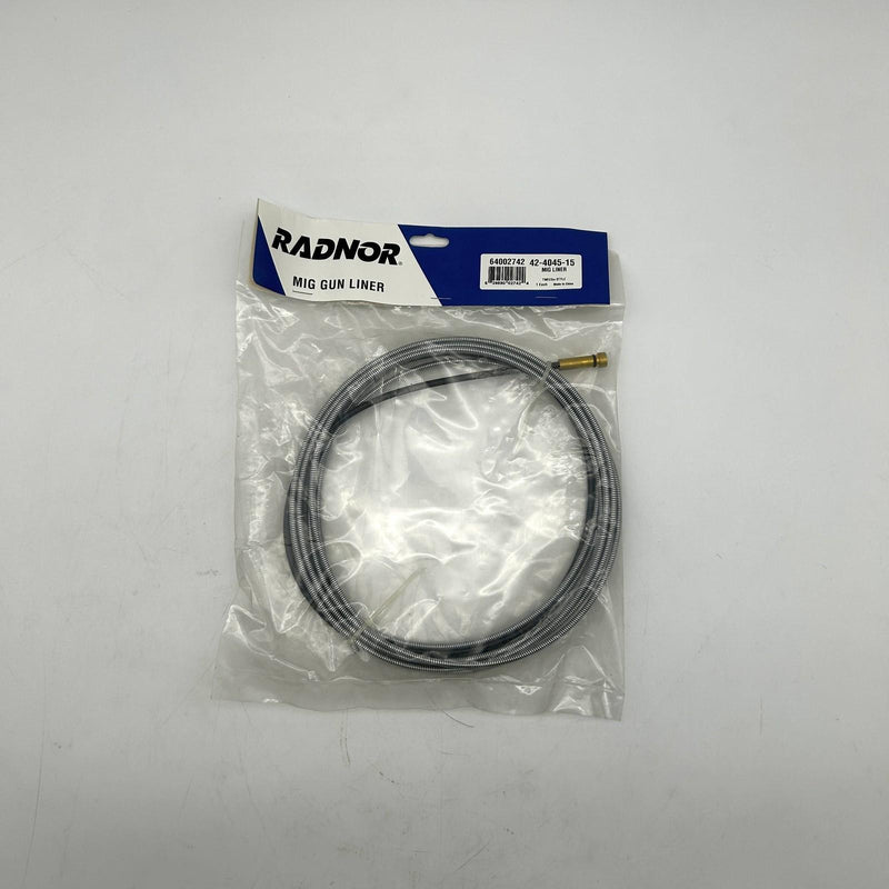 Radnor 64002742 Mig Gun Liner Model 42-4045-15 Tweco Style 1ct 8
