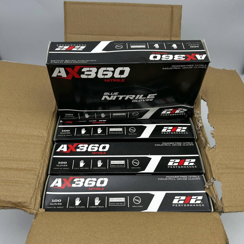 212 Performance NTG-03-011 Disposable Glove XL 5mil Blue Nitrile PF 10BX/Case 7