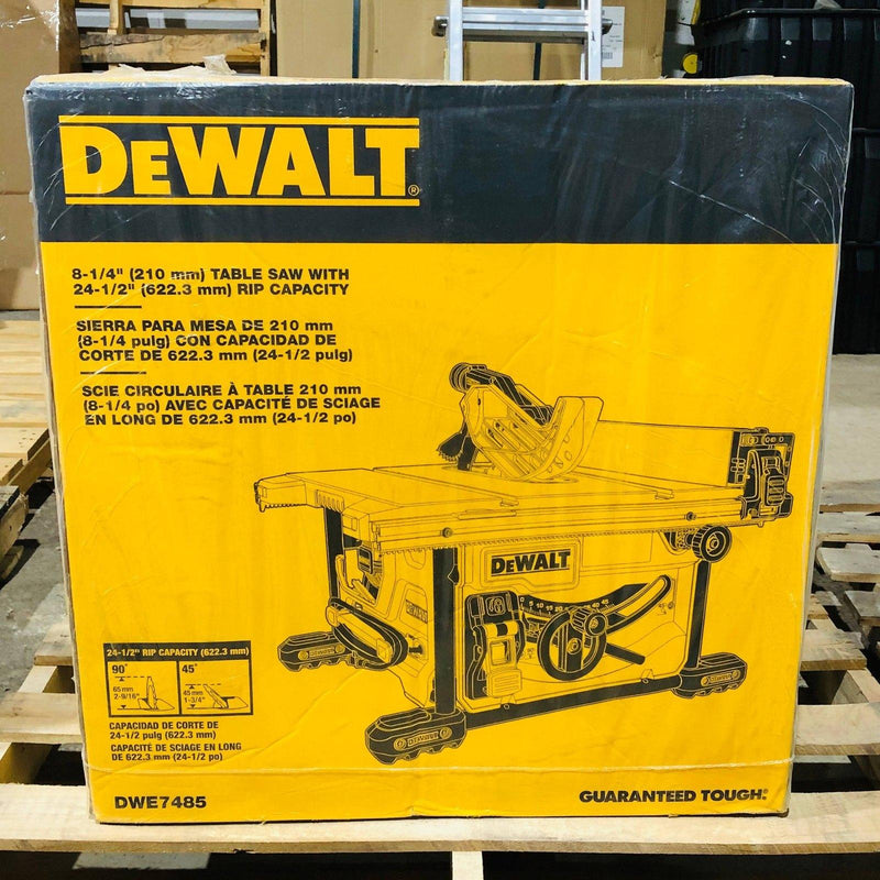 Dewalt DWE7485 Table Saw Jobsite Construction No Stand 1