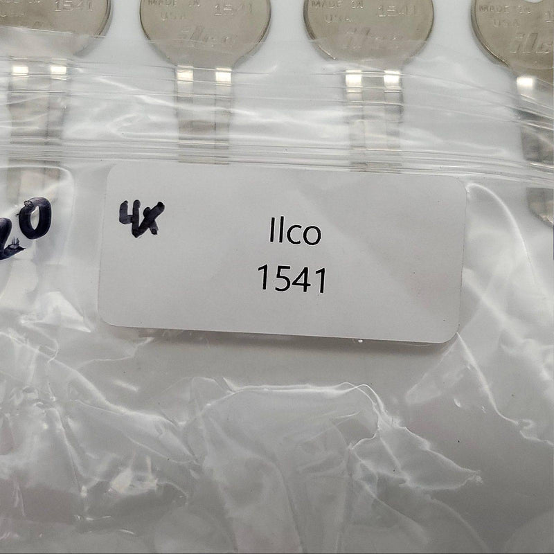 5x Ilco 1541 Key Blanks for Some Thermostat Covers Nickel Plated 4