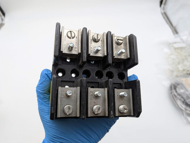 Bussmann T60100-3C Fuse Holder 100A 600V For Cartridge Fuses Box Lug Terminals 5