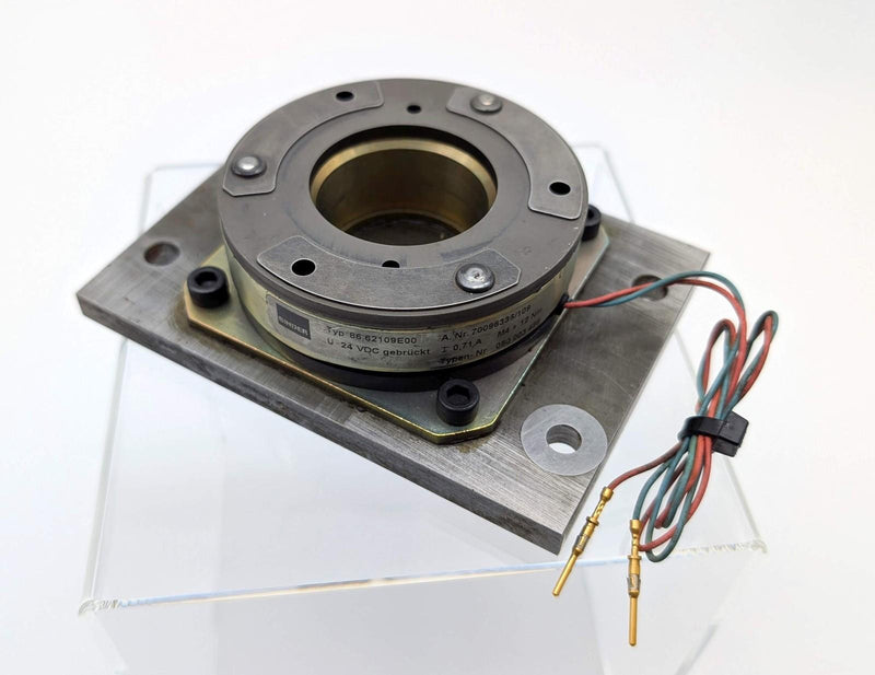 Binder 86 62109E00 Magnetic Brake Clutch 24 VDC Bridged 0.71A M4 > 12 Nm Used 1