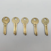 5x Yale RN11 GDK Key Blanks GDK Keyway Nickel Silver 6 Pin NOS 3