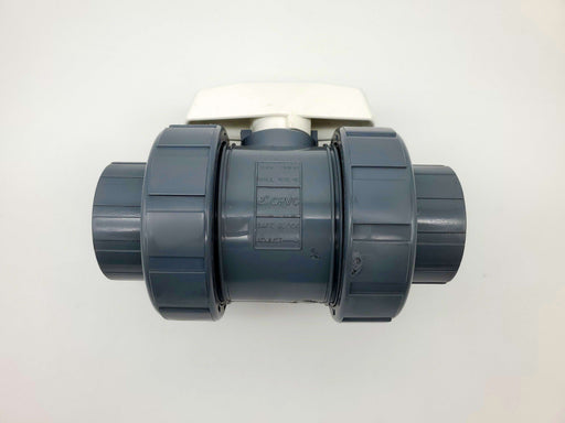 Hayward TB20200T 2" True Union Ball Valve CPVC 150 PSI FPM O-Rings 1