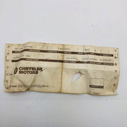AMC Jeep 0912379 Retainer for Shift Forks Trans T-18 OEM NOS 1981-86 Loose No Pkg 2