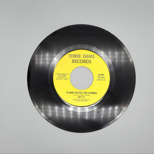 Roy C. Hammond To Make You Feel Like A Woman Single Record Three Gems 1980 1