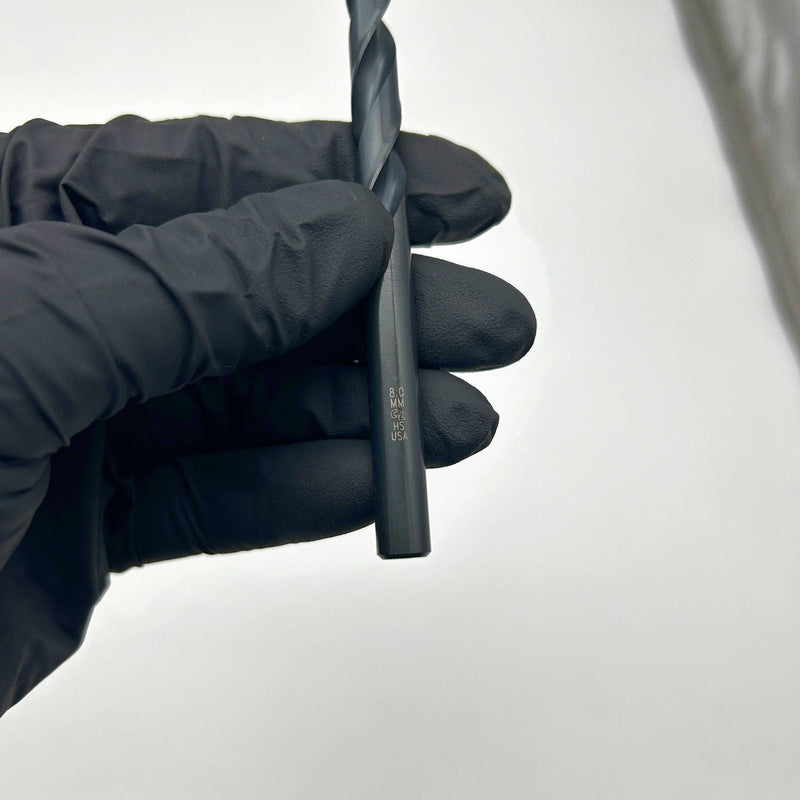 8pk Chicago-Latrobe 45875 Jobber Drill Bit Heavy Duty Black Oxide 150ASP 8.00mm