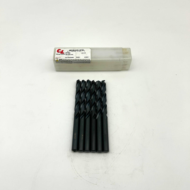 6pk Chicago-Latrobe 47321 Jobber Drill Bit 150 8.20mm HSS Black Oxide General Pu 7