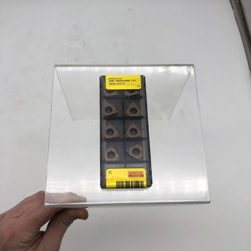 10pk Sandvik 266RL-16UN01A200M Laydown Threading Insert 1125 60 ISO-20 INT R 9