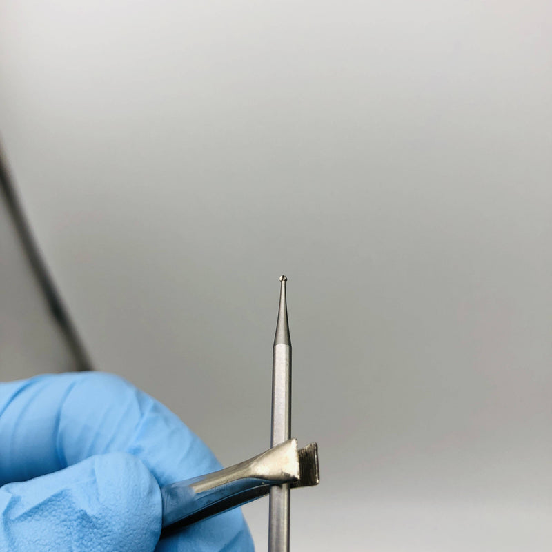 North American Rotary 51007 Steel Burs 3/32" Shank Round HL 1,0 HD 010 6pk 3