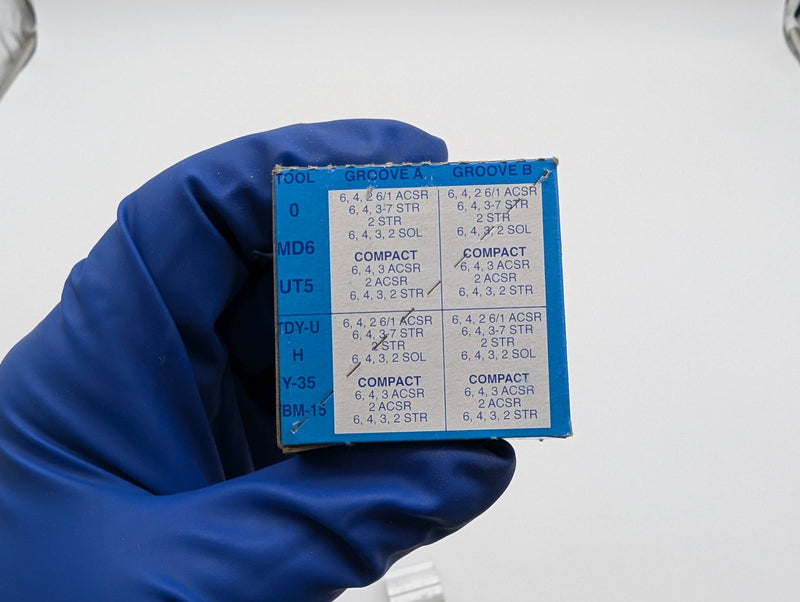 Penn-Union KO-R06 2-6 AWG Compression H-Taps for Overhead Line Tap Pack of 5 6