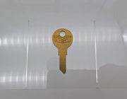 10x Chicago K38 Key Blanks for Some Chicago Cabinet Locks Brass 1