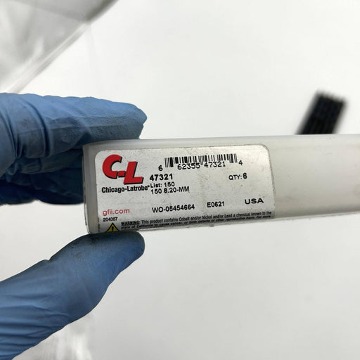 6pk Chicago-Latrobe 47321 Jobber Drill Bit 150 8.20mm HSS Black Oxide General Pu 2