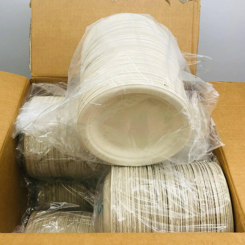 Chinet Paper Pro 25774 Round Plate 6" Dia Molded Fiber Dessert 1000pk/Carton 1