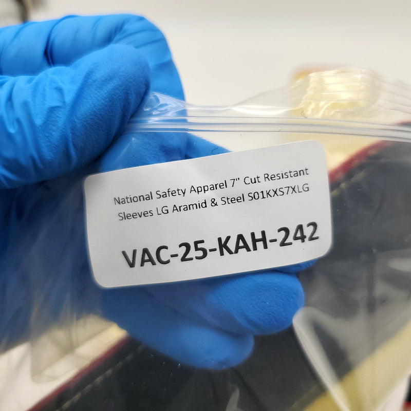 National Safety Apparel 7" Cut Resistant Sleeves LG Aramid & Steel S01KXS7XLG 4