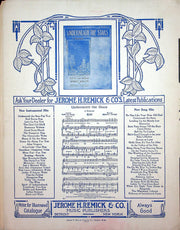 1916 Come Back To Arizona Vintage Sheet Music Large Herman Paley Alfred Bryan 3