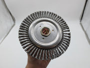 Weiler 6" Wirewheel Root Pass Brush .020" Steel Wire 5/8"-11 UNC Nut 09400 4