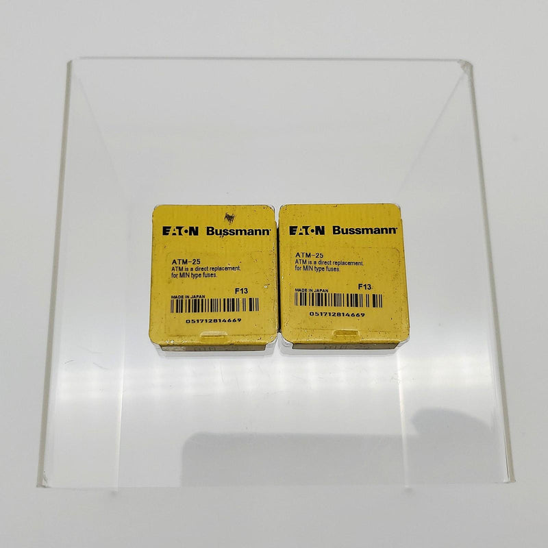 Bussmann ATM-25 Fuses 25A 32V Fast Acting Automotive Blade Fuses Pack of 10 1