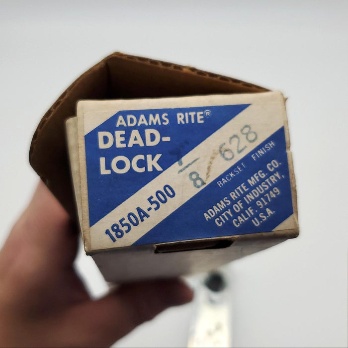 Adams Rite 1850A-500 Deadlock Short Throw 7/8" Backset Satin Aluminum 6