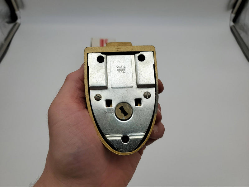 Yale Rim Latchlock Deadbolt No 042 for 1-1/8" to 2-1/4" Thick Doors w/ Cylinder