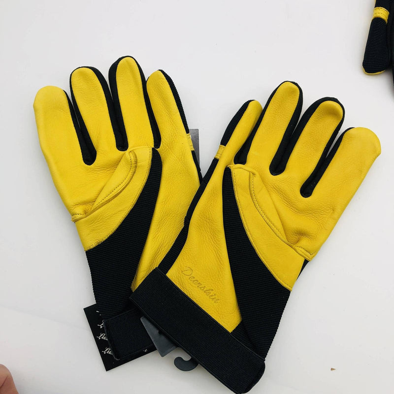 Majestic 2150 Work Gloves Size 2XL Mechanics Gloves Deerskin Golden Eagle 2 Pair 9