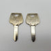 2x Ilco S13KE Key Blanks For Keso Hi Security Cylinders Nickel Silver NOS 4