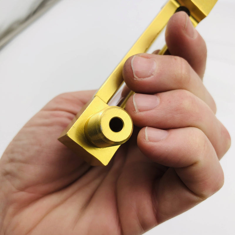 Gits 15214 Level Oil Gage Hydraulic Flow Meter Gauge 1/4-18 NPT 1500-214 5