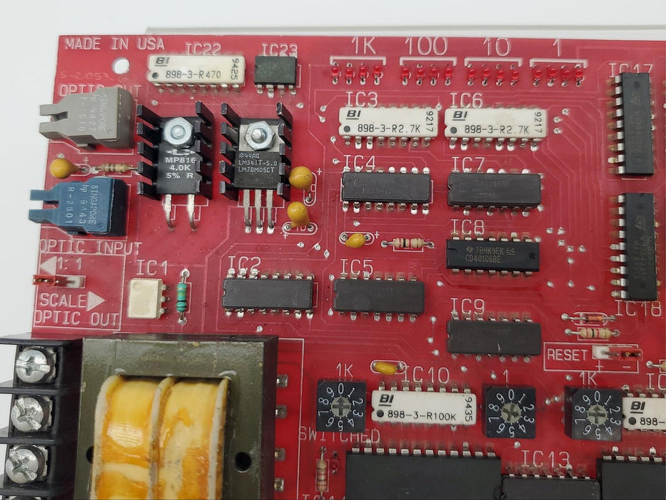 Inductoheat 31021-003 Control Interface Board Optical In & Out 120VAC 3