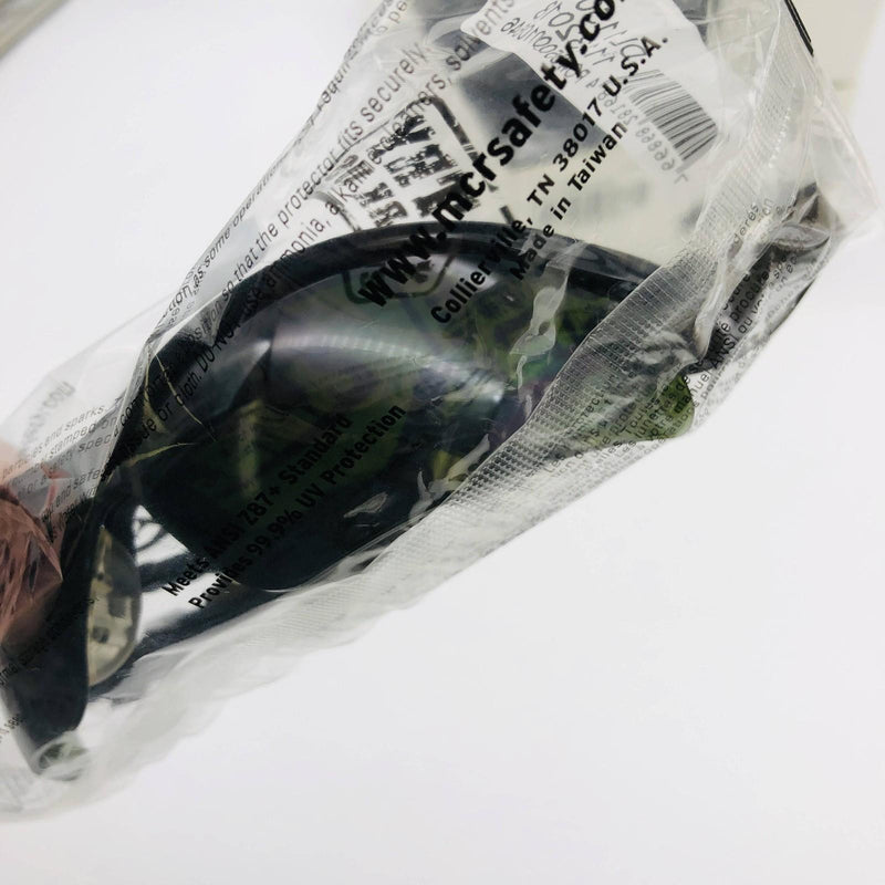 MCR Safety DL1150 Safety Glasses Black Lens Clear Nose Orbital Lightweight 12pk 8