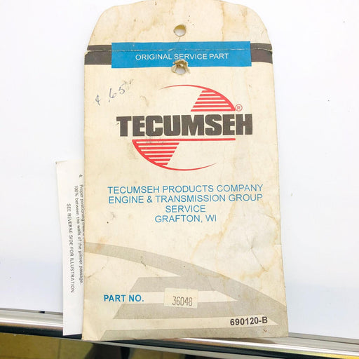 Tecumseh 36048 Gasket Air Cleaner OEM New Old Stock NOS Loose 2