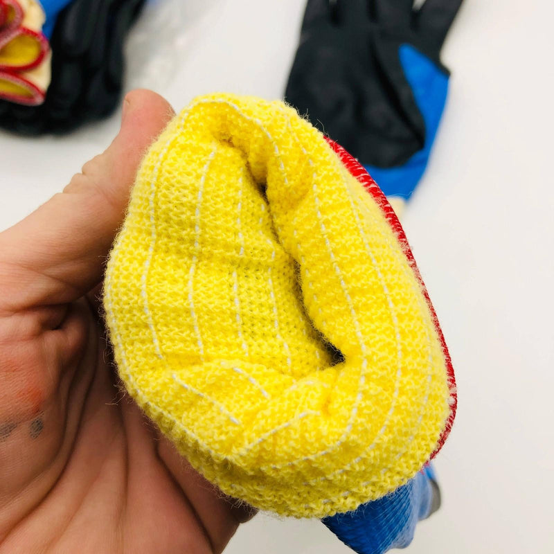 Showa 477 Work Glove Size 8/Large Insulated Dual Foam Nitrile Coated 6 Pairs 8