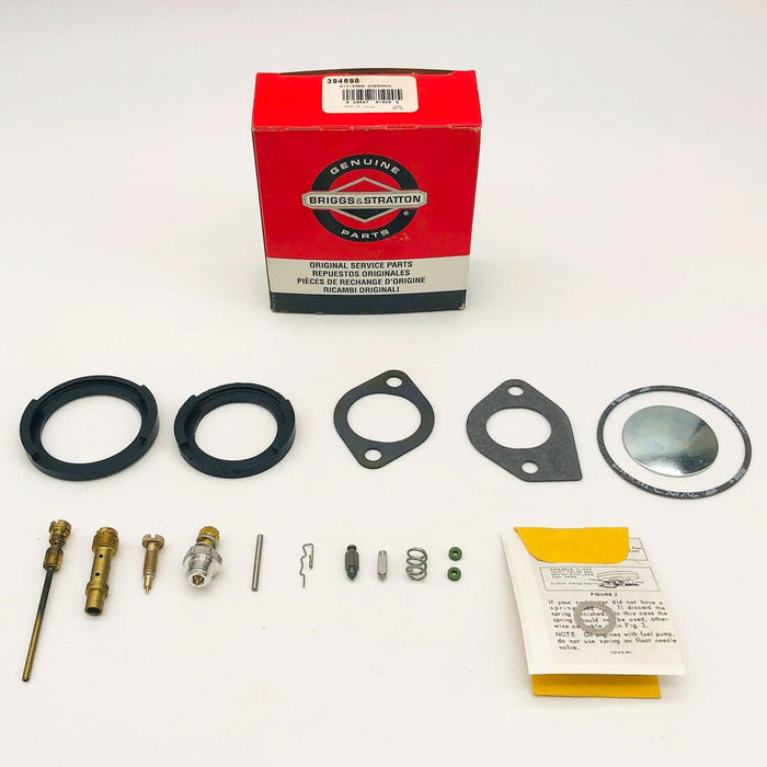 Briggs & Stratton 394698 Carburetor Overhaul Kit OEM New NOS Replaces 299852